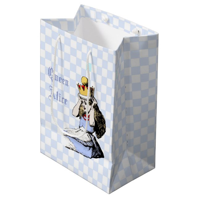 Alice und die Krone 1 Mittlere Geschenktüte (Vorderseite Schrägansicht)