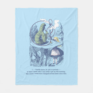 Alice und die Raupen-mittlere Fleece-Decke Fleecedecke