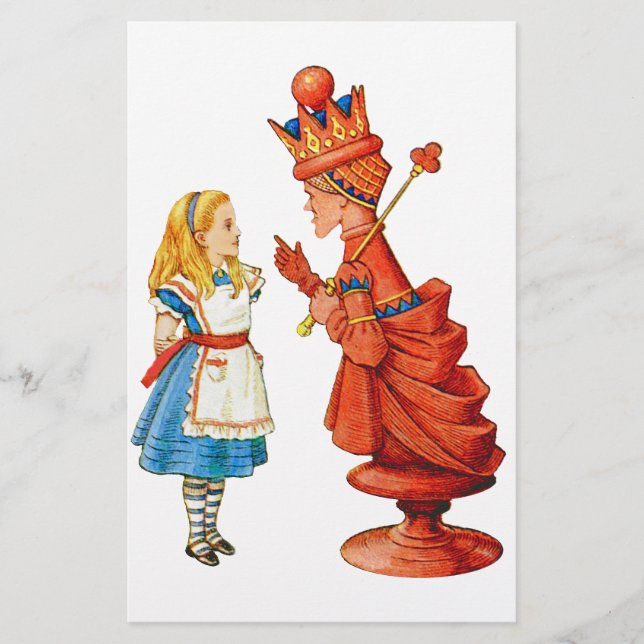 Alice und die Rote Königin (Vorderseite)