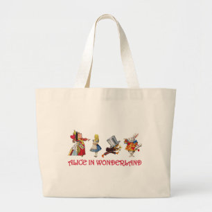 ALICE UND FREUNDE IN WONDERLAND JUMBO STOFFBEUTEL