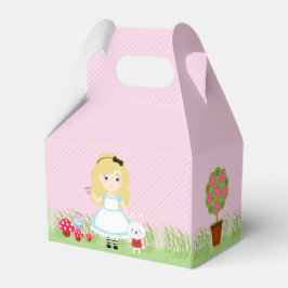 Alice und ihr Tea-Party Geschenkschachtel