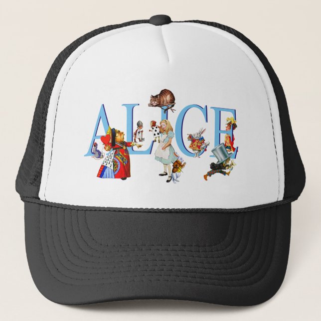 ALICE UND IHRE FREUNDE IN WONDERLAND TRUCKERKAPPE (Vorderseite)