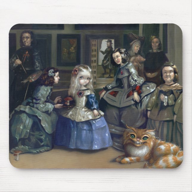 "Alice und Las Meninas" Mousepad (Vorne)