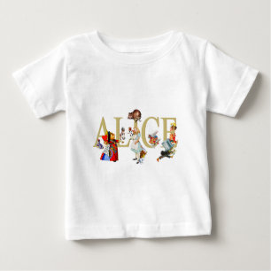 Alice und Märchenland und Freunde Baby T-shirt