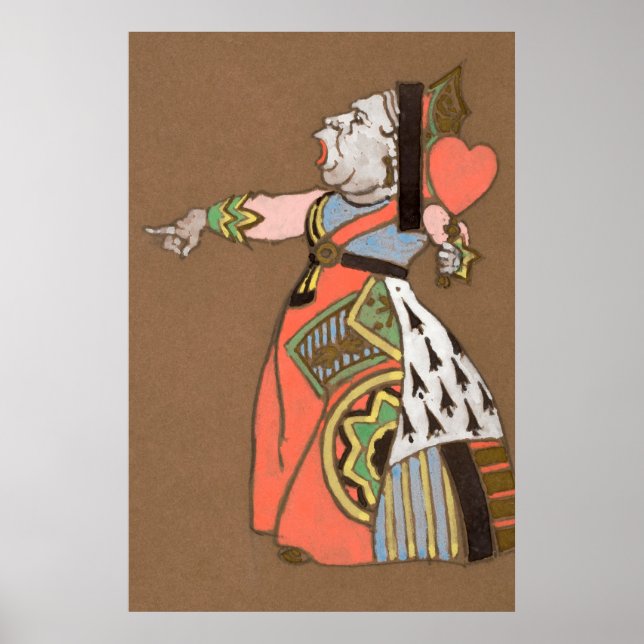 Alice und Wonderland Forest Character Painting-12 Poster (Vorne)