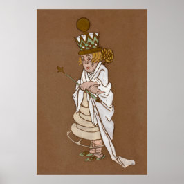 Alice und Wonderland Forest Character Painting-4 Poster