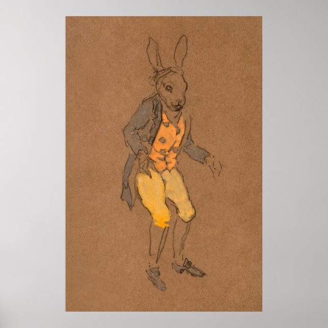 Alice und Wonderland Forest Character Painting-5 Poster (Vorne)