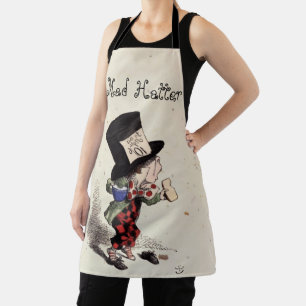 Alice - Verrückte Hatter Tee-Party 1865  Schürze