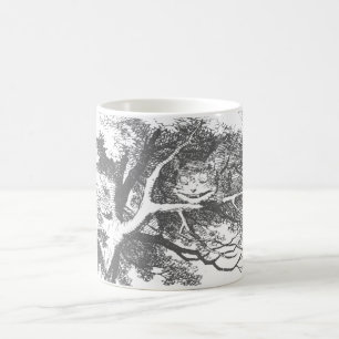 Alice vintage dans la tasse de chat de Cheshire du