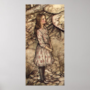 Alice von Arthur Rackham Poster