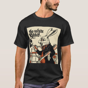 Alice Weiße Kaninchen Klassisches Wunderland T-Shirt