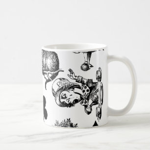 Alice Weißes Kaninchen Wunderland Klassiker Kaffeetasse