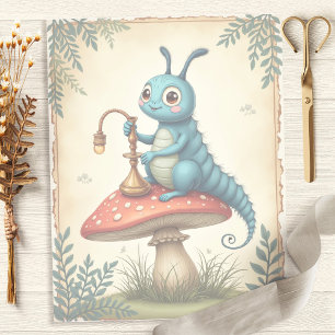 Alice Whimsical Raupe Scrapbook Paper