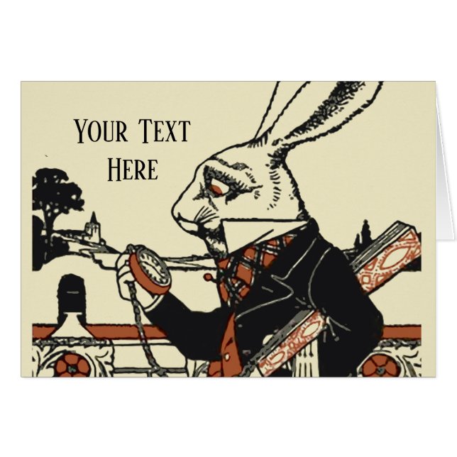 Alice White Rabbit Classic Wonderland (Vorderseite (Horizontal))