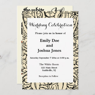 Alice White Rabbit Classic Wonderland Einladung