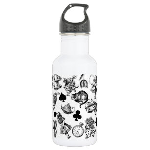 Alice White Rabbit Wonderland Classic Edelstahlflasche