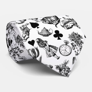 Alice White Rabbit Wonderland Classic Krawatte