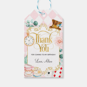 Alice wunderland mad hatt Gastgeschenk Geschenk t Geschenkanhänger