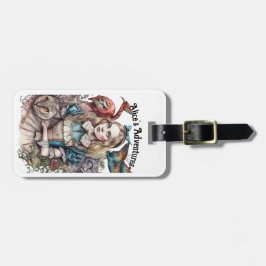 Alice's Adventures (bearbeitbarer Text) Gepäckanhänger