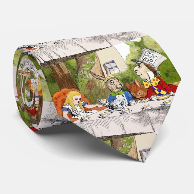 Alice's Adventures in Wonderland Krawatte (Gerollt)