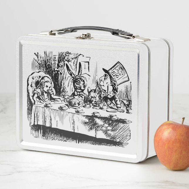 Alice's Adventures in Wonderland Metall Brotdose (Beispiel)