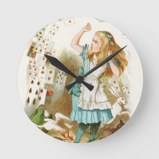 Alice's Adventures in Wonderland Runde Wanduhr