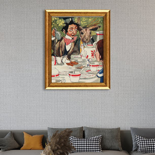 Alice's Adventures in Wunderland Party Vintag Poster