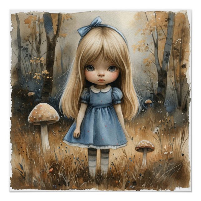 Alice's charmante Reise: Wunderland Whimsy Poster (Vorderseite)