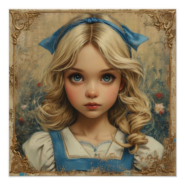 Alices charmante Whimsikalität: Wunderland Whimsy Poster (Vorderseite)