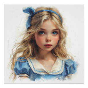 Alice's Dreamland Escape: Wunderland Whimsy Poster
