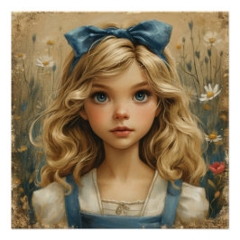 Alice's Dreamy Odyssey: Wunderland Whimsy Poster
