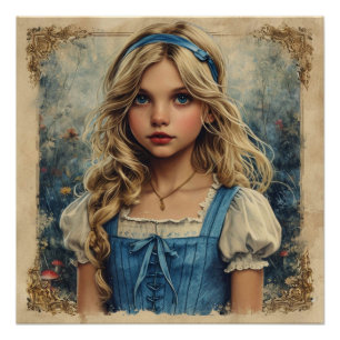 Alice's neugierige Whimsy: Wunderland Whimsy Poster