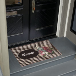 Alice's Rabbit auf Harlequin Anpassbar Fußmatte