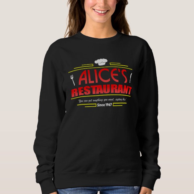Alice's Restaurant Massacree Funny Erntedank Ch Sweatshirt (Vorderseite)