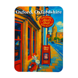 Alice's Shop - Der Old Sheep Shop, Malerei Magnet