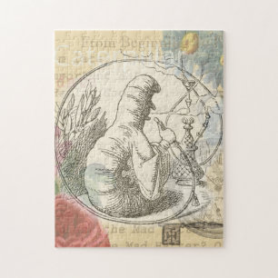 Alices Wunderland-Raupe: Original Tenniel