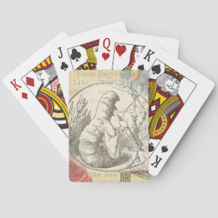 Alices Wunderland-Raupe: Original Tenniel Spielkarten