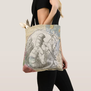 Alices Wunderland-Raupe: Original Tenniel Tasche