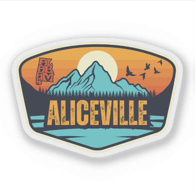 Aliceville, Alabama Aufkleber (Vorderseite)