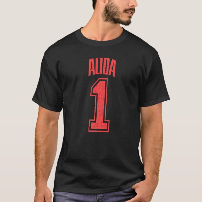 Alida Supporter Nummer 1 Großer Lüfter T-Shirt (Vorderseite)