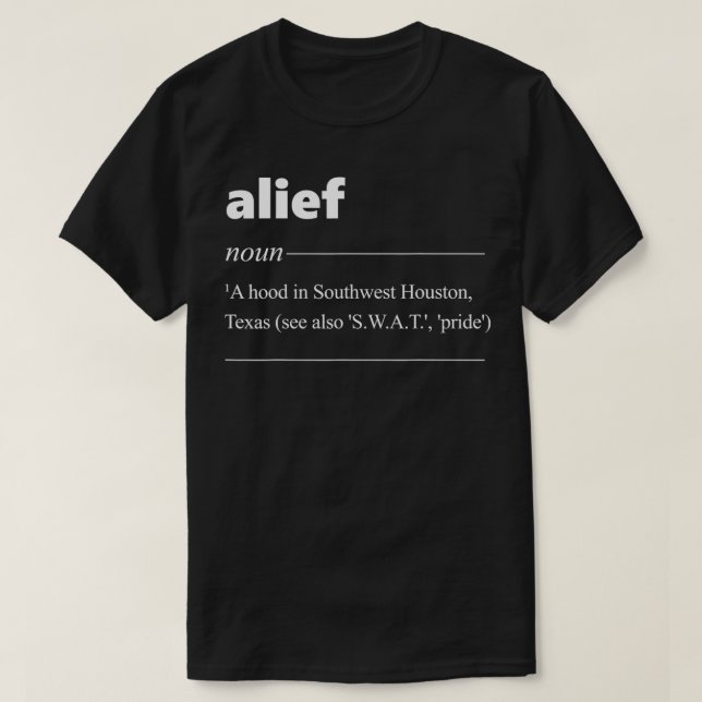 Alief Definition Funny Gift für Tees Patriot (Design vorne)