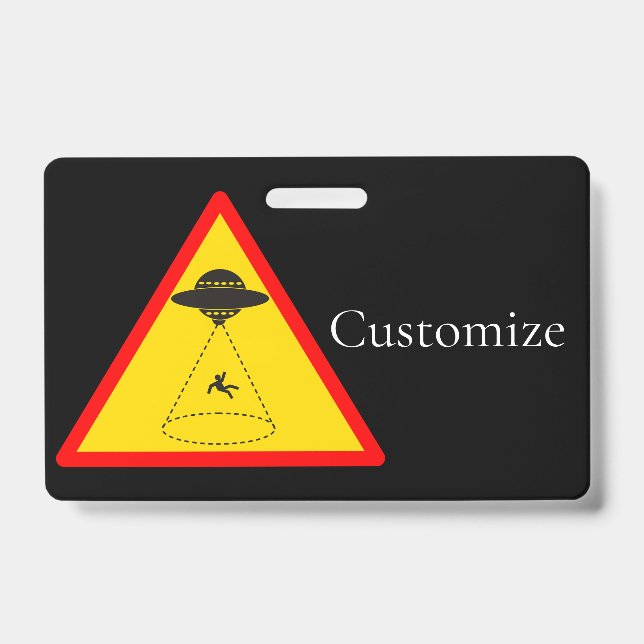 Alien Abduction UFO Thunder_Cove Ausweis (Vorderseite)