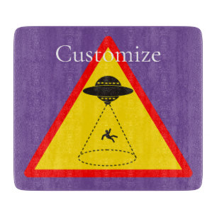 Alien Abduction UFO Thunder_Cove Schneidebrett