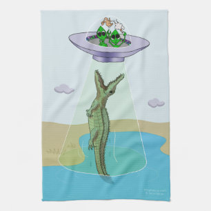 Alien-Abduktions-Trauma-Küchen-Tuch Küchentuch