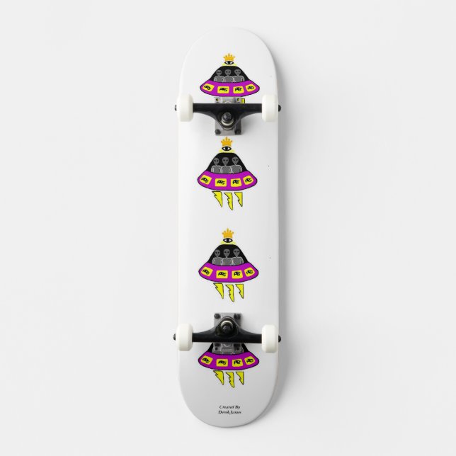 Alien-AbduktionSkateboard Skateboard (Vorderseite)