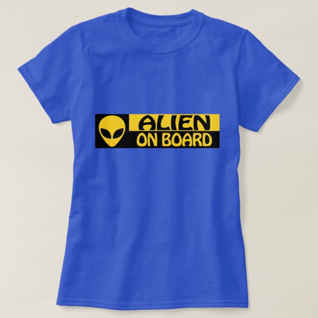 ALIEN AN BORD T-Shirt (Design vorne)