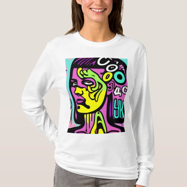 Alien Angela Sicodelico T-Shirt (Vorderseite)