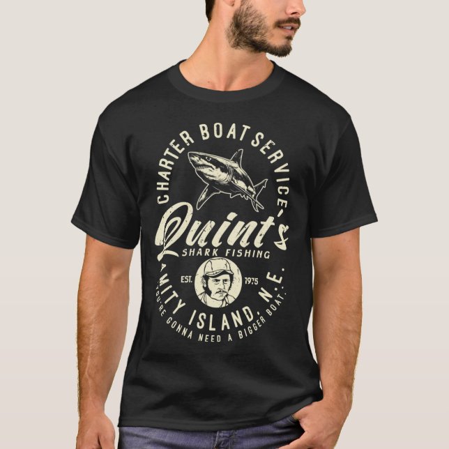 Alien Angeln Retro T-Shirt (Vorderseite)