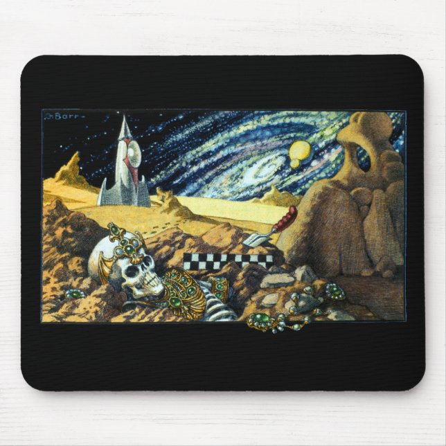 Alien Archäologie Mousepad (Vorne)