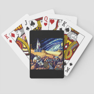 Alien Archäologie Spielkarten